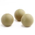 Jeco Jeco CBZ-021 3 in. Ball Candles; Sage Green - 6 Piece per Box CBZ-021